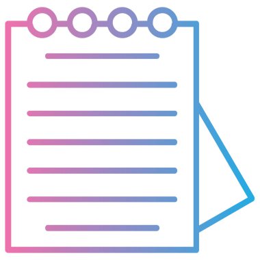 Belge. Web simgesi basit illüstrasyon