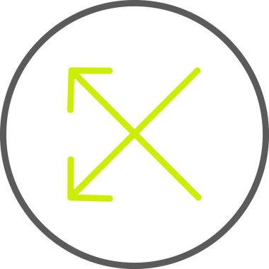 Ok. Web simgesi basit illüstrasyon