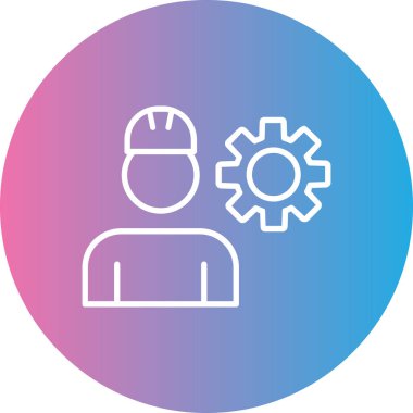 Modern simgenin vektör illüstrasyonu