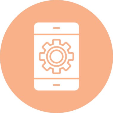 cep telefonu ikonu vektör illüstrasyonu
