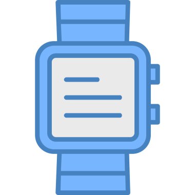 smartwatch simge vektör çizimi