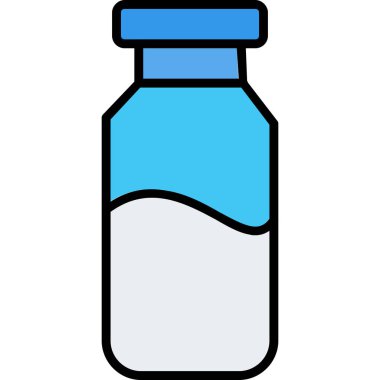 Şişe. Web simgesi basit illüstrasyon