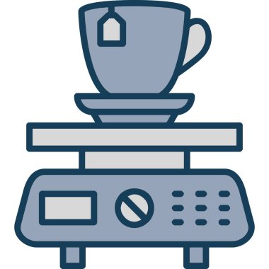 Mutfak. Web simgesi basit illüstrasyon