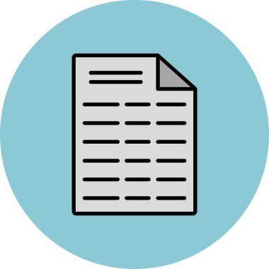 dosya vektör simgesi modern basit illüstrasyon