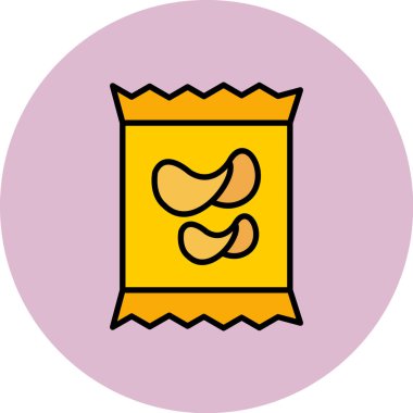 Resim yemek ikonu, modern tarz.