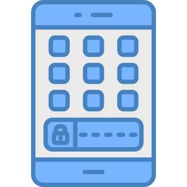 cep telefonu vektör simgesi modern basit vektör çizimi