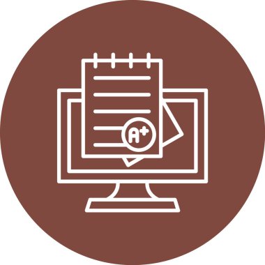 Modern dizüstü bilgisayarın vektör simgesi