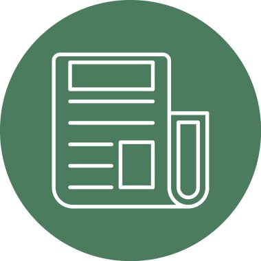 unique book vector line icon