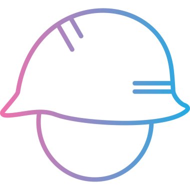 Kask web vektör simgesi