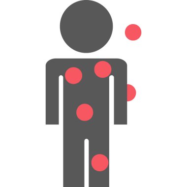 Kırmızı kravatlı bir adamın vektör çizimi