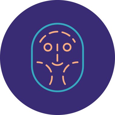 emoji simgesinin vektör illüstrasyonu