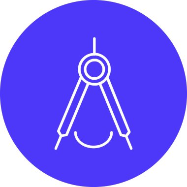 Pusula simgesinin vektör illüstrasyonu