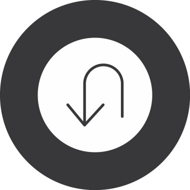 ok simgesi vektör illüstrasyonu