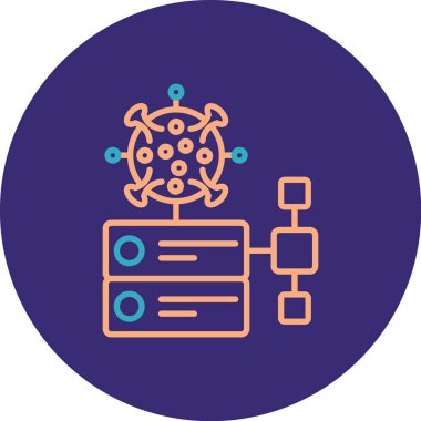 Modern simgenin vektör illüstrasyonu