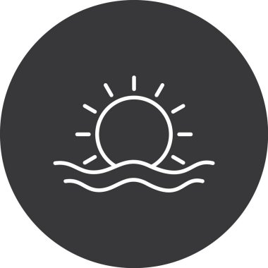 Beyaz arkaplanda vektör simgesi izole edildi