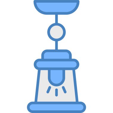 Çizgi film lambasının vektör çizimi