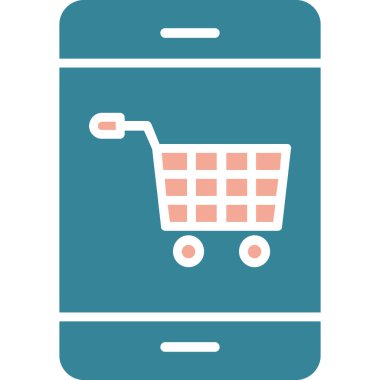 cep telefonu ikonu vektör illüstrasyonu