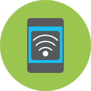 WiFi renkli vektör simgesi