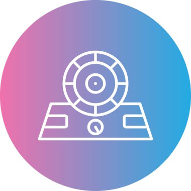 Bir b eksikliği simgesinin vektör çizimi