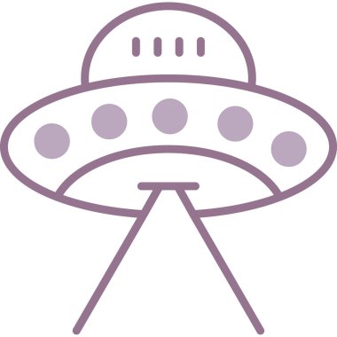 ufo. Web simgesi basit illüstrasyon