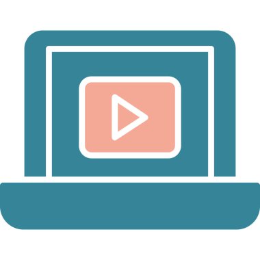 ekran simgesine sahip video oynatıcı