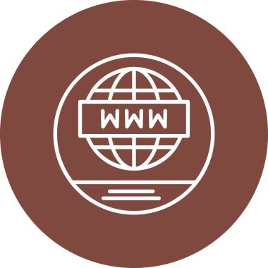 genel ağ vektör simgesi