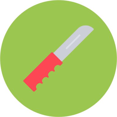 Bıçak. Web simgesi basit illüstrasyon