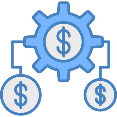 Dolar dişlisi. Web simgesi