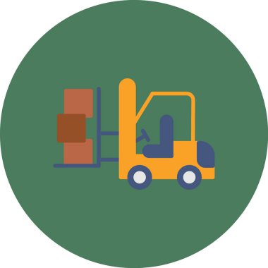 Teslimat. Web simgesi basit tasarım
