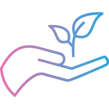 ekoloji ikonu vektör illüstrasyonu