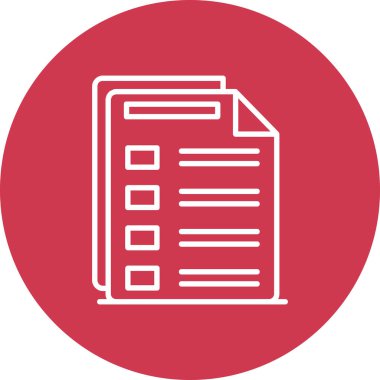 Vektör belgesi Simge illüstrasyonu