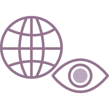 dünya haritası işareti, vektör grafikleri, beyaz arkaplanda doğrusal desen, ep 1