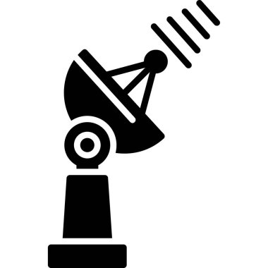 teleskop teleskop simgesi vektörü