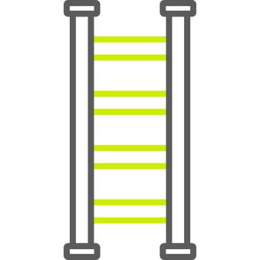 merdiven web simgesi, vektör çizim