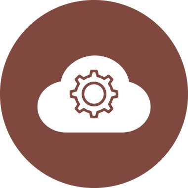 Bulut Ayarları. Basit illüstrasyon