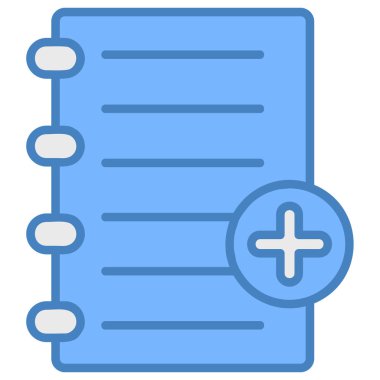 Belge. Web simgesi basit illüstrasyon