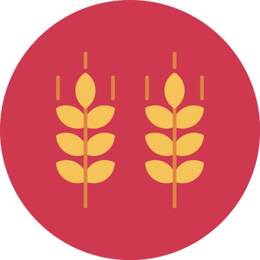 Buğday. Web simgesi basit illüstrasyon