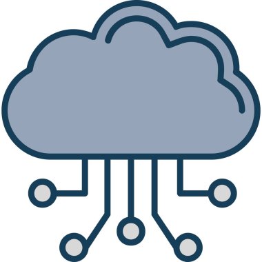 bulut veri hesaplama simgesi