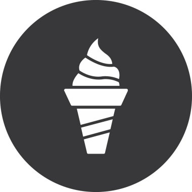 Krem simgesi, vektör illüstrasyonu