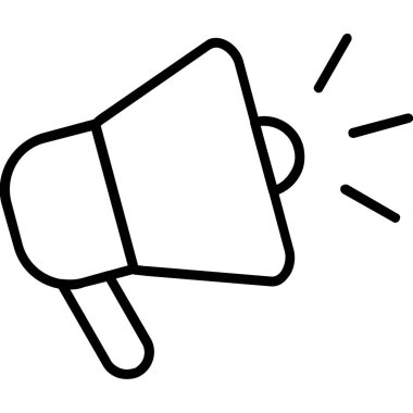 hoparlör simgesi vektör çizim