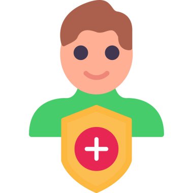 kullanıcı düz vektör simgesi