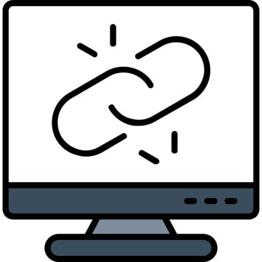 İnternet sayfası simgesi ana hat biçiminde