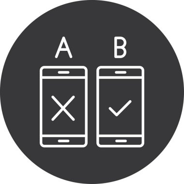 Mobil uygulamanın vektör illüstrasyon simgesi