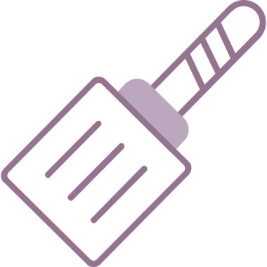 Boya Fırçası. Web simgesi basit illüstrasyon