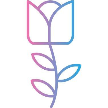 Yaprak simgesi, vektör illüstrasyonu