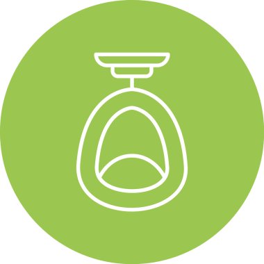 Çanta. Web simgesi basit illüstrasyon