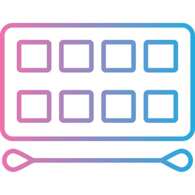 Mutfak simgesi vektör illüstrasyonu