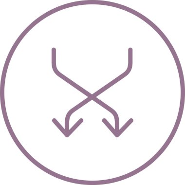 Oklar ok simgesi dış hat biçiminde