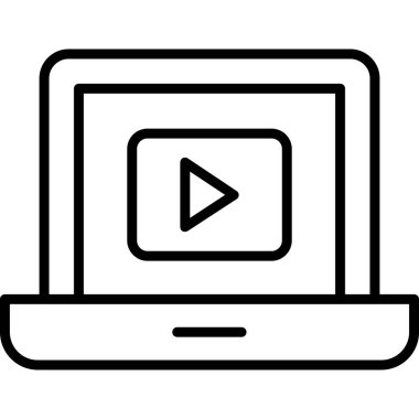 Görüntü oynatıcı simgesi, taslak biçimi