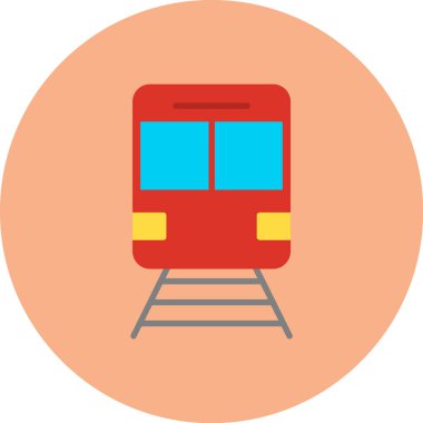 Trenin vektör illüstrasyonu